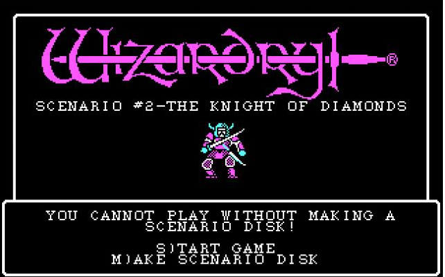 Wizardry II - The Knight of Diamonds